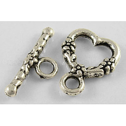 Tibetan Style Toggle Clasps US-LF1086Y-NF