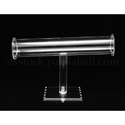 Organic Glass T Bar Bracelet Display Stand US-BDIS-H008-1