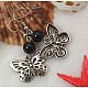 Dangle Butterfly Earrings US-EJEW-JE00214-09-2