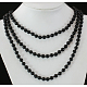 Glass Pearl Beaded Necklaces US-N193-38-2
