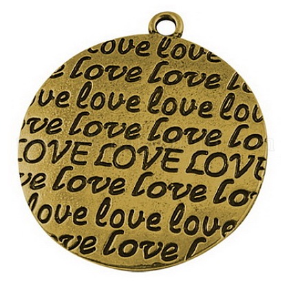 Ideas for Valentines Day Gifts for Him Zinc Alloy Pendants US-PALLOY-A15826-AG-LF-1