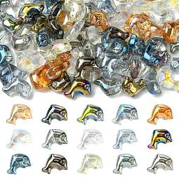 100Pcs Electroplate Glass Beads US-FIND-CJ0003-29