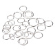 1 Box Silver Iron Plated Open Jump Rings 4mm to 10mm Jewelry Connectors Chain Links US-IFIN-PH0006-01-B-4