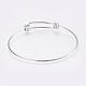 Adjustable 304 Stainless Steel Expandable Bangle Making US-BJEW-H510-01P-3
