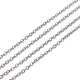 304 Stainless Steel Rolo Chains US-STAS-O076-09-1
