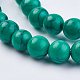Imitation Synthetic Turquoise Bead Strands US-G-F434-6mm-03-3