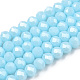 Electroplate Glass Beads Strands US-EGLA-A034-P4mm-A04-1