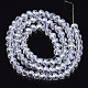 Electroplate Glass Beads Strands US-EGLA-A034-T8mm-A20-2