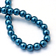 Baking Painted Pearlized Glass Pearl Round Bead Strands US-HY-Q003-4mm-06-4