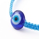 Adjustable Nylon Thread Braided Bead Bracelets US-BJEW-JB06066-3