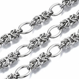 304 Stainless Steel Byzantine Chains US-CHS-S008-006P