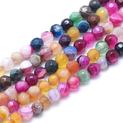 Natural Agate Beads US-G-J371-06-6mm-1
