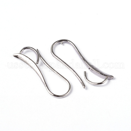 Brass Earrings Hook US-X-KK-C1277-1