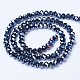 Electroplate Glass Beads Strands US-EGLA-A034-P10mm-B01-2