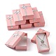 Valentines Day Wife Gifts Packages Cardboard Jewelry Set Boxes with Bowknot and Sponge Inside US-CBOX-R013-4-1