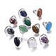 Adjustable Natural & Synthetic Gemstone Finger Rings US-RJEW-I068-C-1-1