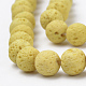 Synthetic Lava Rock Beads Strands US-G-S277-6mm-M-4