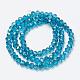 Electroplate Glass Beads Strands US-EGLA-A034-T8mm-I04-2