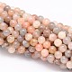 Round Natural Multi-Moonstone Beads Strands US-G-D767-8mm-1