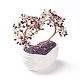 Natural Gemstone Heart Tree Ceramic Bonsai US-DJEW-G027-21RG-2