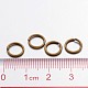 Open Jump Rings Brass Jump Rings US-JRC8MM-AB-3