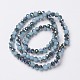Electroplate Glass Beads Strands US-EGLA-A034-J10mm-Q03-2