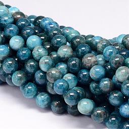 Natural Apatite Beads Strands US-G-P132-04-8mm