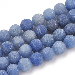 Natural Blue Aventurine Beads Strands US-G-T106-208