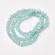 Electroplate Glass Beads Strands US-EGLA-A034-J10mm-T02-2