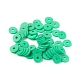 Flat Round Eco-Friendly Handmade Polymer Clay Beads US-CLAY-R067-8.0mm-06-4