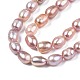 Natural Cultured Freshwater Pearl Beads Strands US-PEAR-N012-06A-5