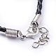 Imitation Leather Necklace Cord US-NFS001Y-4