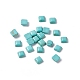 Craft Findings Dyed Synthetic Turquoise Gemstone Flat Back Cabochons US-TURQ-S263-8x8mm-01-3