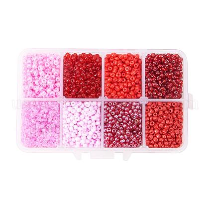 1 Box 8/0 Glass Seed Beads Round  Loose Spacer Beads US-SEED-X0050-3mm-07-1
