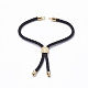 Nylon Twisted Cord Bracelet Making US-MAK-T003-01G-3
