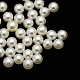 No Hole ABS Plastic Imitation Pearl Round Beads US-MACR-F033-10mm-24-1