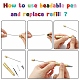 Plastic Beadable Pens US-AJEW-L082-A05-3