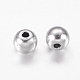 Round Vintage Style Antique Silver Tone Spacer Beads US-X-LF1078Y-NF-2