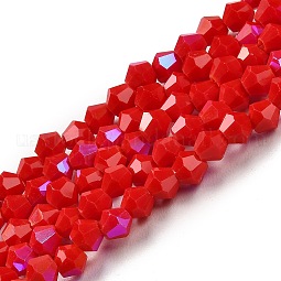 Opaque Solid Color Imitation Jade Glass Beads Strands US-GLAA-F029-P4mm-D02