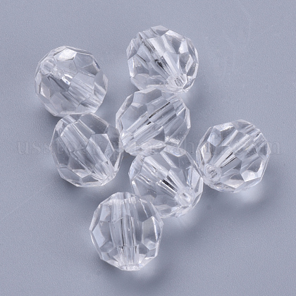 Transparent Acrylic Beads US-TACR-Q257-12mm-V01-1
