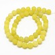 Natural Lemon Jade Round Beads Strands US-G-D677-8mm-2