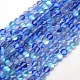 Synthetic Moonstone Beads Strands US-G-F142-8mm-08-1