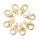 Zinc Alloy Lobster Claw Clasps US-E106-G-1
