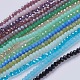 Glass Beads Strands US-GLAA-F076-1