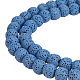 Synthetical Lava Rock Bead Strands US-G-PH0022-09-1