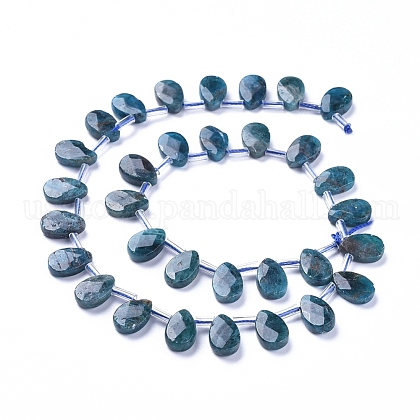 Natural Apatite Beads Strands US-G-G805-B02-1