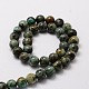Natural African Turquoise(Jasper) Round Beads Strands US-G-E329-6mm-41-2