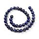 Natural Lapis Lazuli Round Beads Strands US-G-I181-09-10mm-4