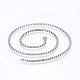 304 Stainless Steel Box Chain Necklaces US-NJEW-F227-09P-08-1