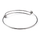 Adjustable 316 Surgical Stainless Steel Expandable Bangle Making US-MAK-M188-07-2